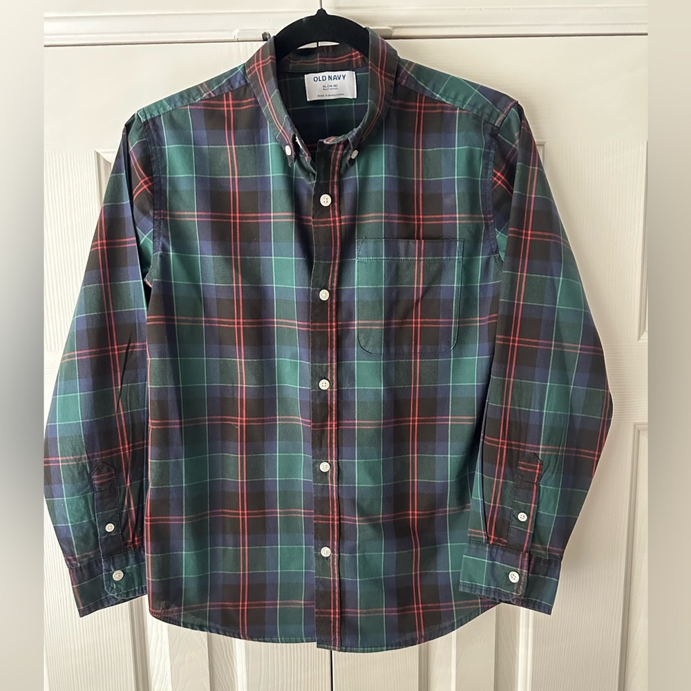 Boys XL(14-16) Long Sleeve Button Down Shirt
Very Good Condition